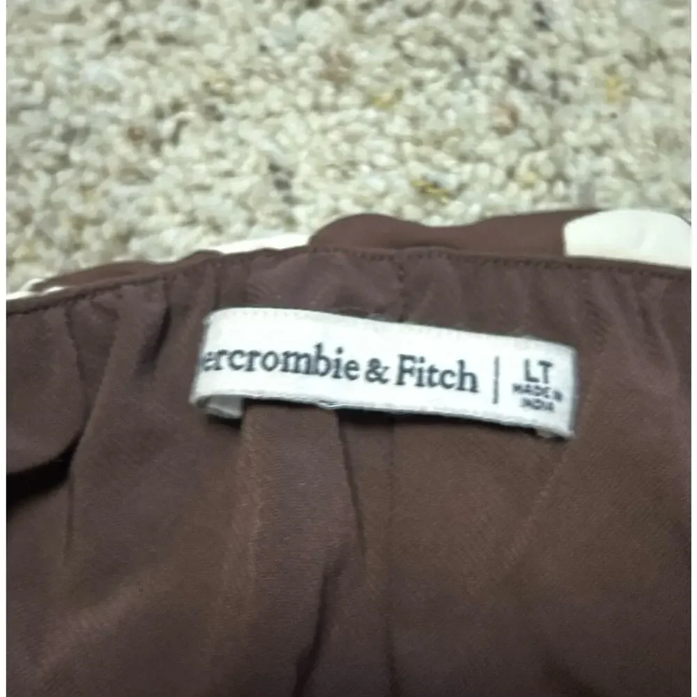 Abercrombie & Fitch size LT Large Tall Dress Cutout Midi/Maxi Floral Brown F26